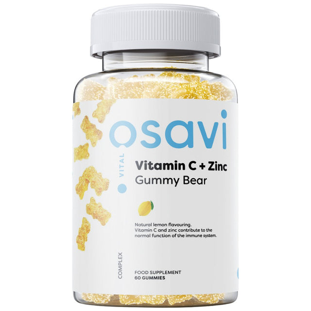 Vitamin C + Zinc | Gummy Bear - 60 желирани бонбони - Nutra Best Bulgaria
