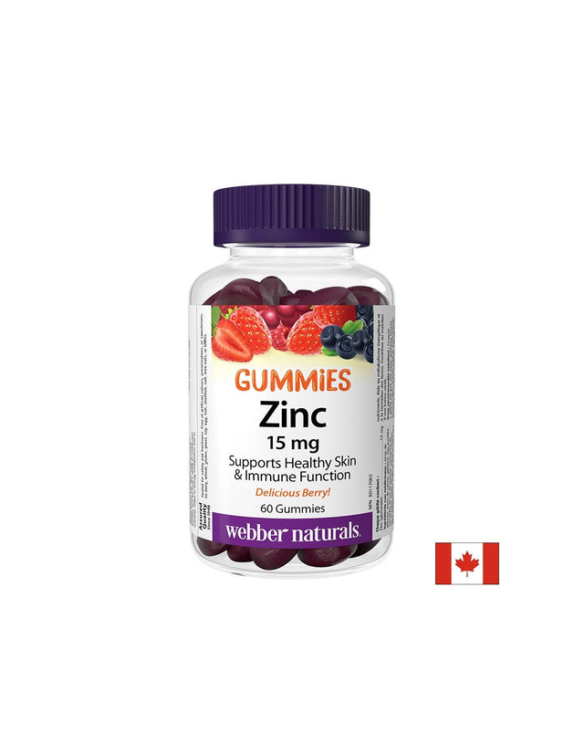 Имунитет - Цинк (глюконат) Гъми 15 mg, 60 желирани таблетки с плодов вкус - Nutra Best Bulgaria