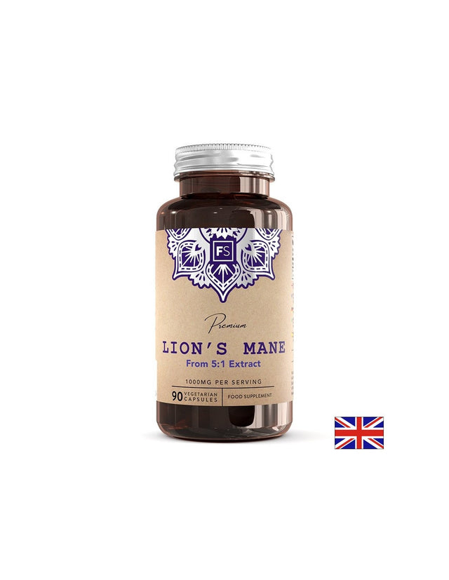 Имунитет и мозъчна функция - Лъвска грива, 500 mg х 90 капсули - Nutra Best Bulgaria