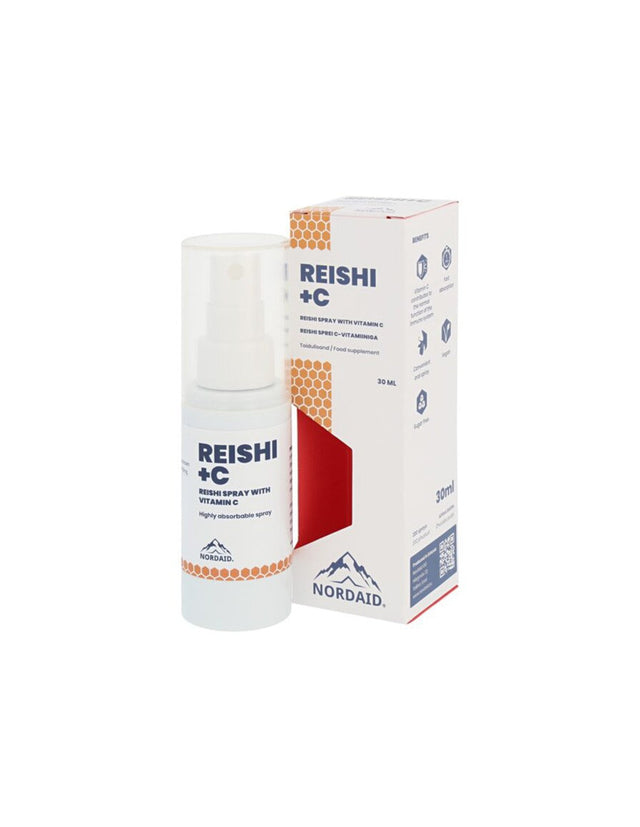 Имунитет - Рейши + Витамин C, спрей за уста х 30 ml / 200 впръсквания Nordaid - Nutra Best Bulgaria