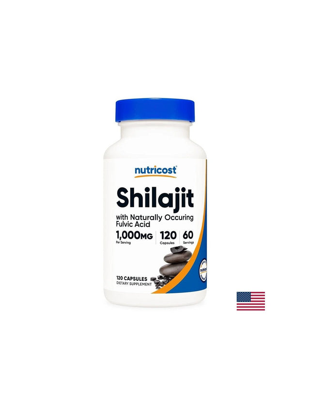 Имунитет - Шилажит (Мумио), 500 mg, 120 капсули  Nutricost - Nutra Best Bulgaria