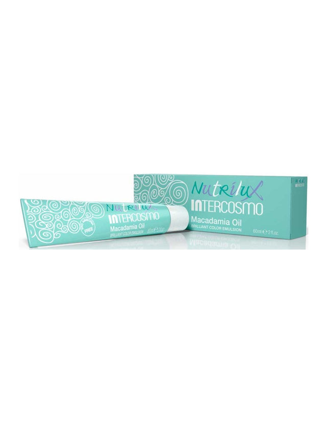 Intercosmo, Nutrilux Macadamia Oil, Трайна боя за коса, 10.0 Orange Blossom Honey, 60 мл