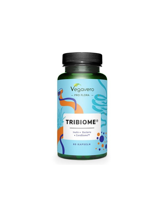 Инулин + Пробиотик Tribiome® - 10 млрд. активни пробиотици, 60 капсули  Vegavero - Nutra Best Bulgaria