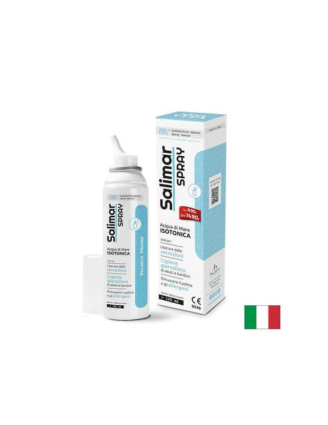 Изотоничен спрей за нос Salimar, 125 ml - Nutra Best Bulgaria