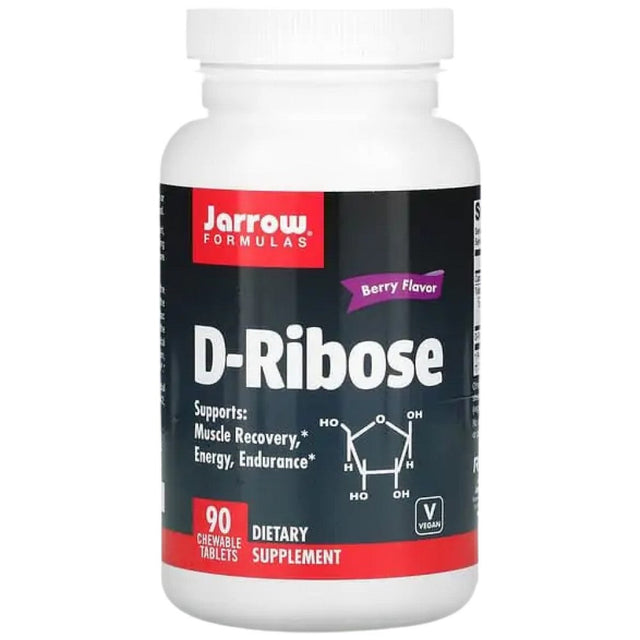 D-Ribose 90 Дъвчащи таблетки  Jarrow Formulas - Nutra Best Bulgaria