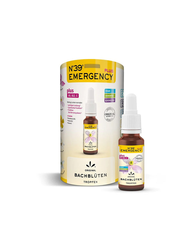 Капки на д-р Бах N°39 за спешни случаи + витамин В12, В5, С - 20 ml Lemon Pharma - Nutra Best Bulgaria