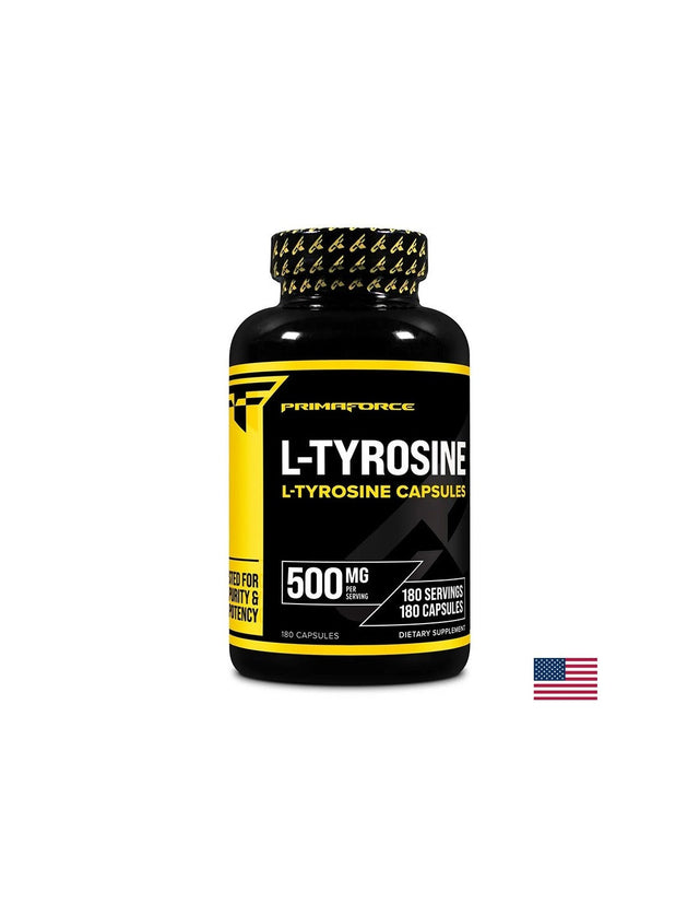 Хормонален дисбаланс - L-Тирозин, 500 mg х 180 капсули - Nutra Best Bulgaria
