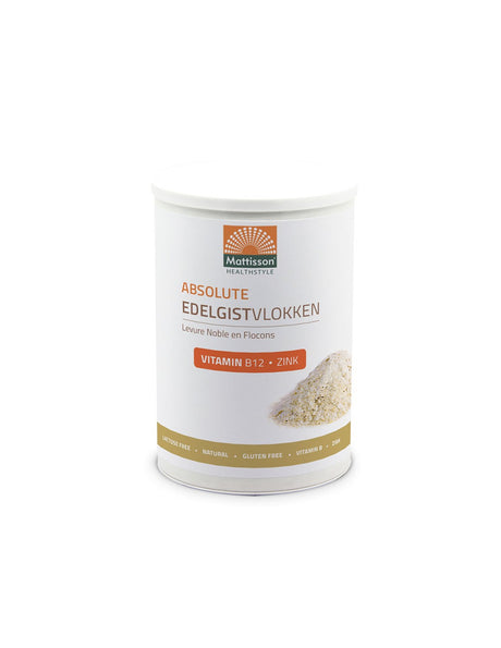 Хранителна мая + Витамин Б12 + Цинк, 200 g Mattisson Healthstyle - Nutra Best