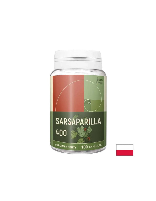 Храносмилане - Сарсапарила, 400 mg х 100 капсули - Nutra Best Bulgaria