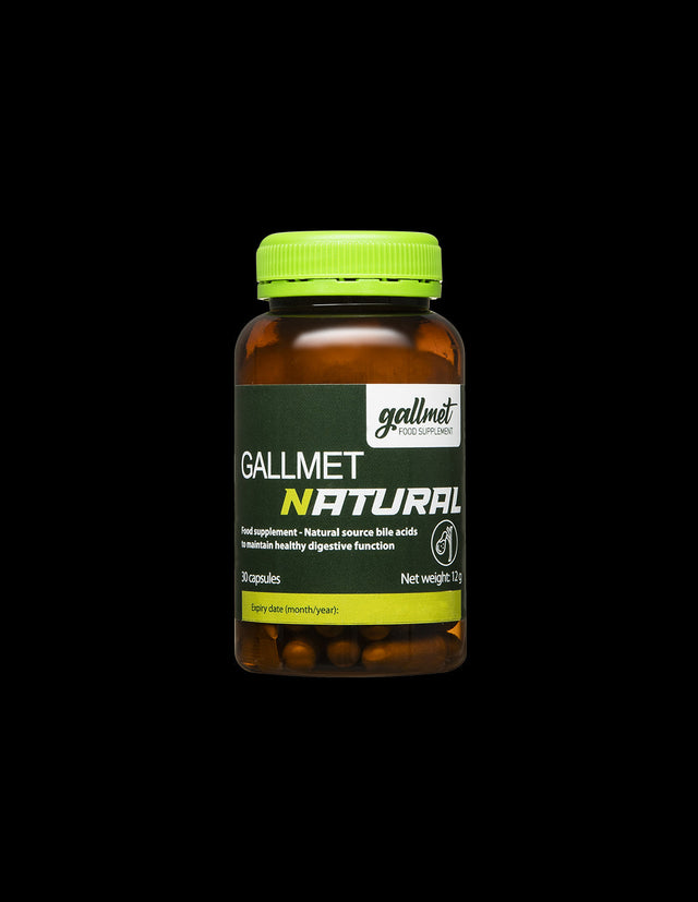 Храносмилане - Волска жлъчка 125 mg, 30 капсули GALLMED - Nutra Best Bulgaria