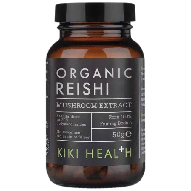 Organic Reishi Extract Powder - 50 грама  KIKI Health - Nutra Best Bulgaria