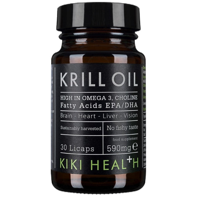 Krill Oil 590 mg - 30 Гел капсули  KIKI Health - Nutra Best Bulgaria