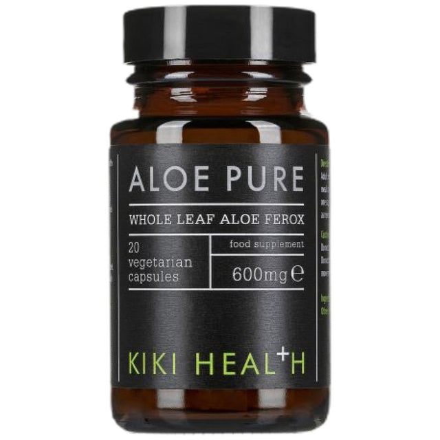 Aloe Pure 600 mg | Whole Leaf Aloe Ferox - 20 капсули  KIKI Health - Nutra Best Bulgaria