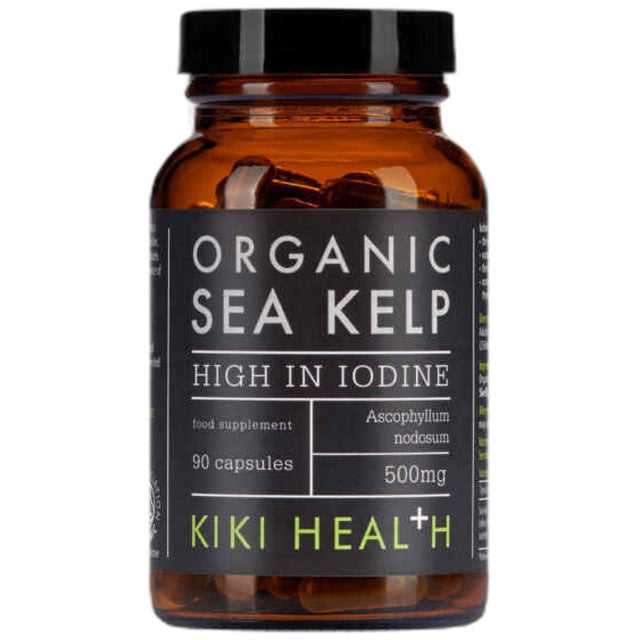 Organic Sea Kelp 500 mg - 90 капсули  KIKI Health - Nutra Best Bulgaria