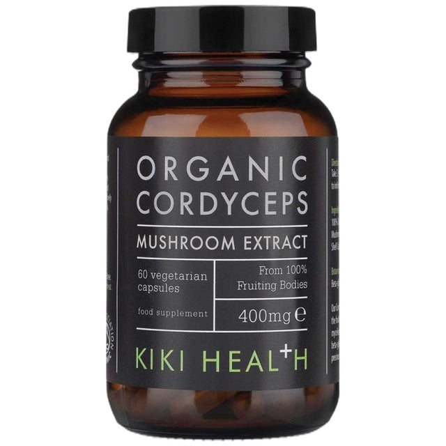 Organic Cordyceps Extract 400 mg - 60 капсули  KIKI Health - Nutra Best Bulgaria