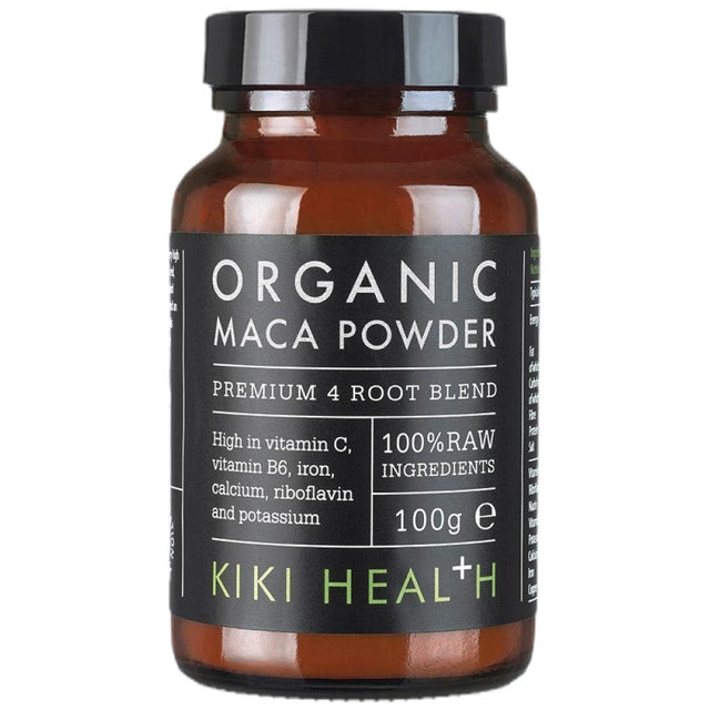 Organic Maca Powder - 100 грама  KIKI Health - Nutra Best Bulgaria