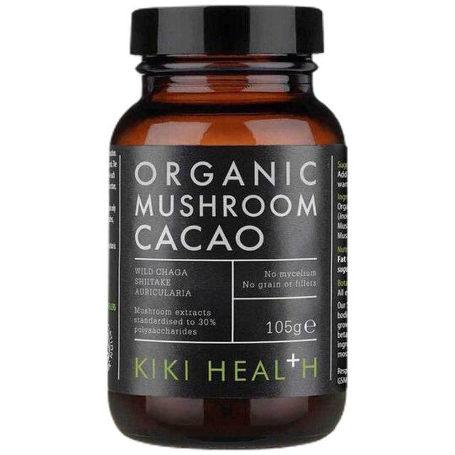 Organic Mushroom Cacao - 105 грама  KIKI Health - Nutra Best Bulgaria