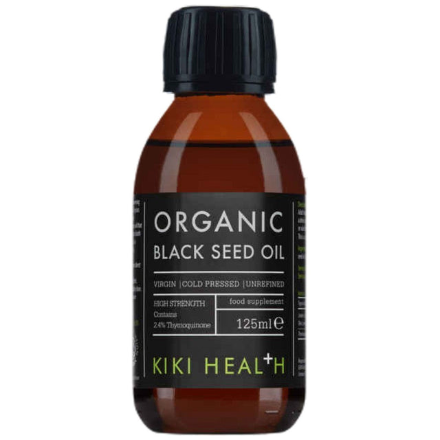 Organic Black Seed Oil - 125 мл  KIKI Health - Nutra Best Bulgaria