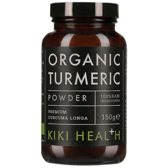 Organic Turmeric Powder - 150 грама  KIKI Health - Nutra Best Bulgaria