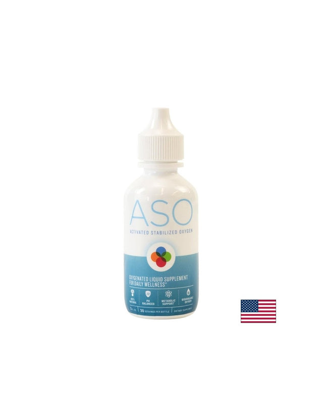 Клетъчно здраве - Активиран стабилизиран кислород ASO®, 60 ml капки - Nutra Best Bulgaria