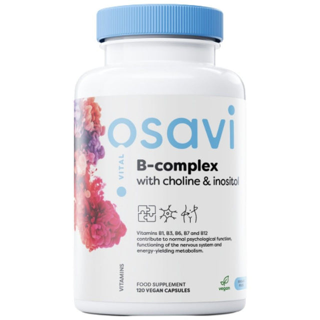 B-Complex with Choline & Inositol - 120 капсули - Nutra Best Bulgaria