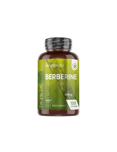 Контрол на кръвната захар и холестерола - Берберин, 500 mg х 120 капсули - Nutra Best