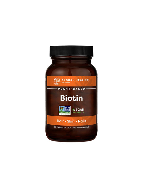 Коса, кожа, нокти - Биотин, 2500 µg x 60 капсули - Nutra Best