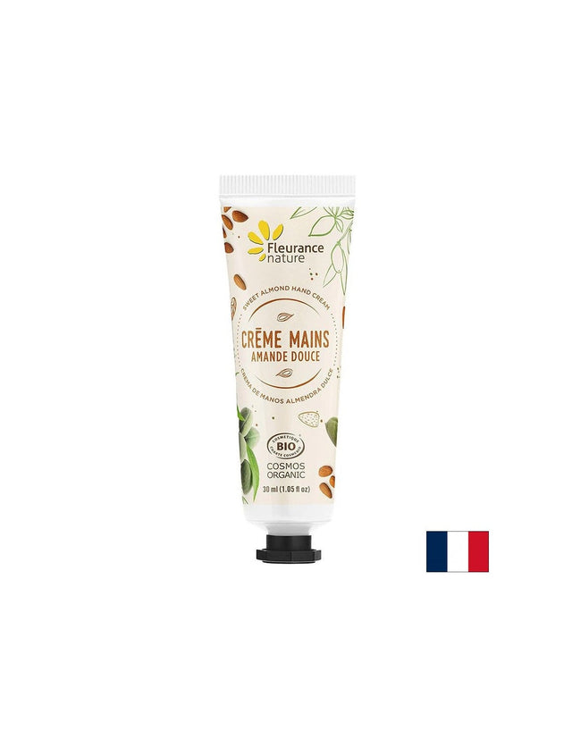 Крем за ръце с масло от сладък бадем, масло от Ший, Алое Вера, 30 ml Fleurance Nature - Nutra Best Bulgaria