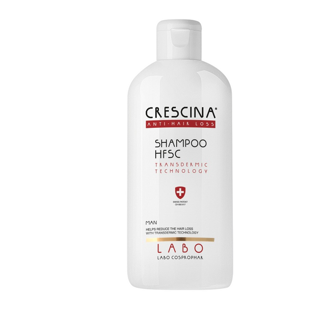 Labo Cosprophar Suisse, Crescina, Transdermic HFSC, Шампоан за коса, Против косопад, 500 мл