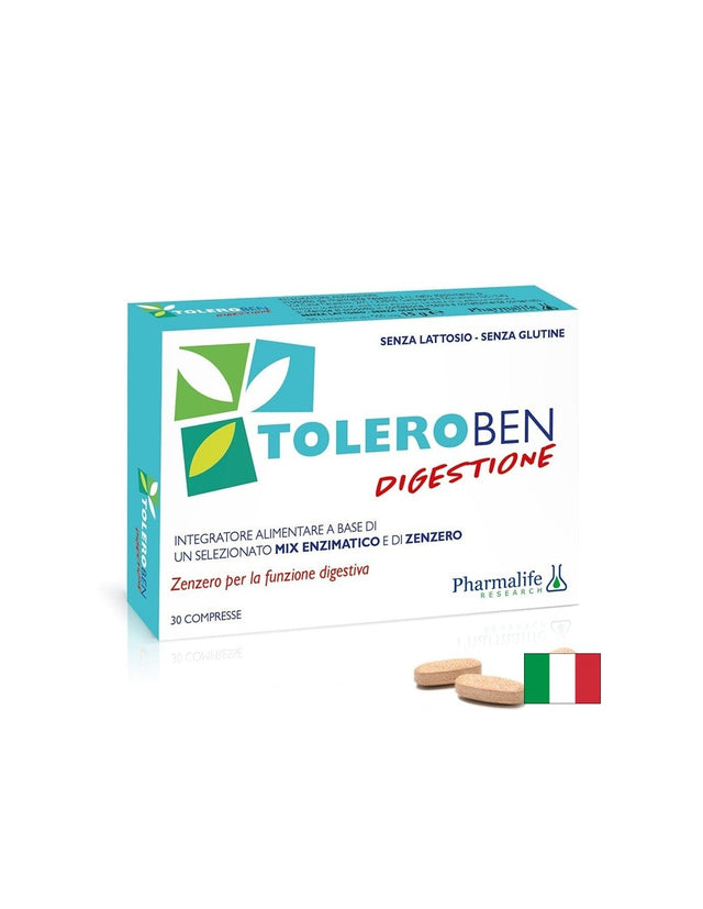 Леко храносмилане с ензими и джинджифил, 150 mg, 30 таблетки - Nutra Best Bulgaria
