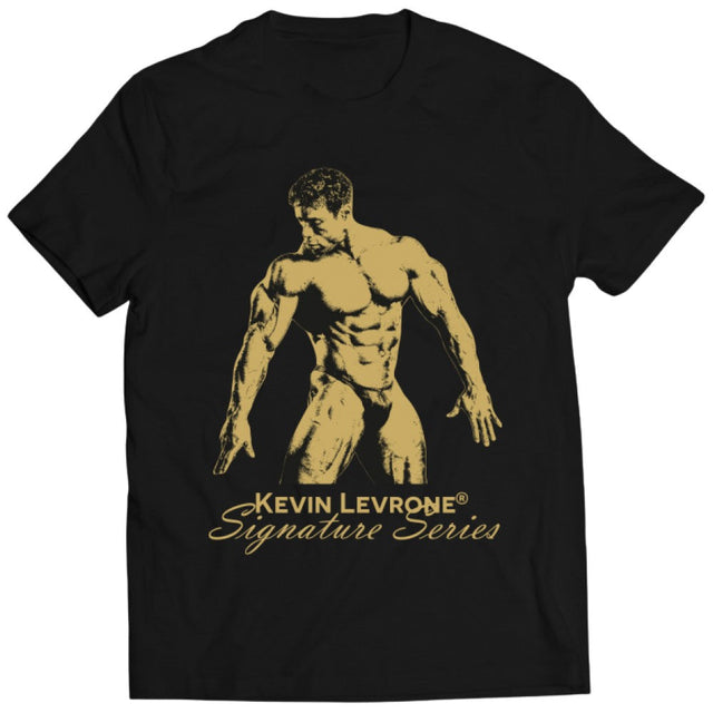 Levrone T-Shirt | Black-Gold - Nutra Best Bulgaria
