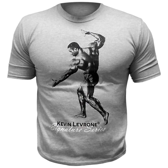 Kevine Levrone T-Shirt / Light Grey - Nutra Best Bulgaria
