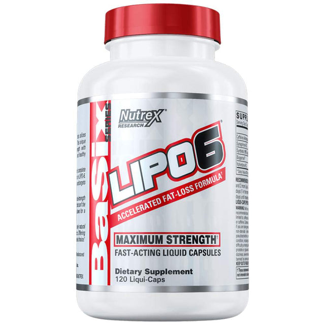 Lipo 6 - 120 капсули - Nutra Best Bulgaria