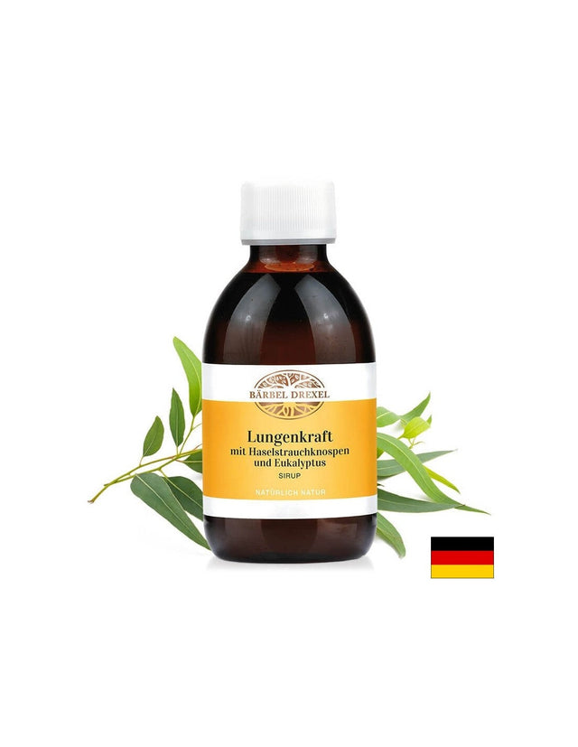 Lungenkraft mit Haselstrauchknospen und Eukalyptus / Билков сироп за дихателната система, 200 ml Bärbel Drexel - Nutra Best Bulgaria