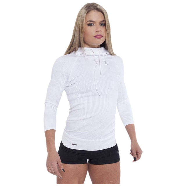 Дамско горнище / Hoodie 01 LW The Legend - White - Nutra Best Bulgaria