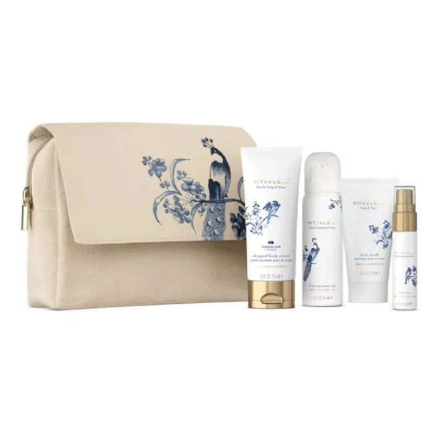 Set Rituals:  Amsterdam Collection, Cleansing, Shower Mousse, 50 ml +  Amsterdam Collection, Hydrating, Body Cream, 70 ml +  Amsterdam Collection, Body Spray, Tulip & Japanese Yuzu, 20 ml +  Amsterdam Collection, Exfoliating, Body Scrub, 70 g  Rituals - Nutra Best Bulgaria