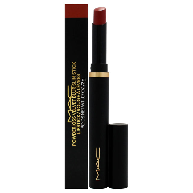 MAC, Powder Kiss Velvet Blur, Кремообразно червило, Spice World, 2 г