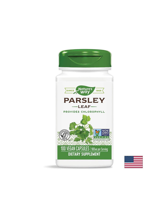 Parsley Leaf 450 mg - 100 капсули  Nature’s Way - Nutra Best Bulgaria