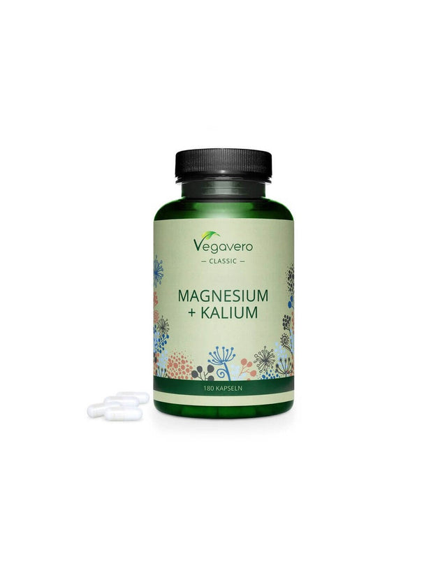 Magnesium + Kalium/ Магнезий + Калий, 180 капсули, 100% Vegan Vegavero - Nutra Best Bulgaria