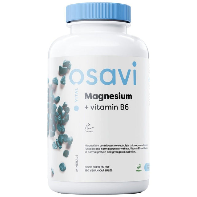 Magnesium Citrate + Vitamin B6 - 180 капсули - Nutra Best Bulgaria