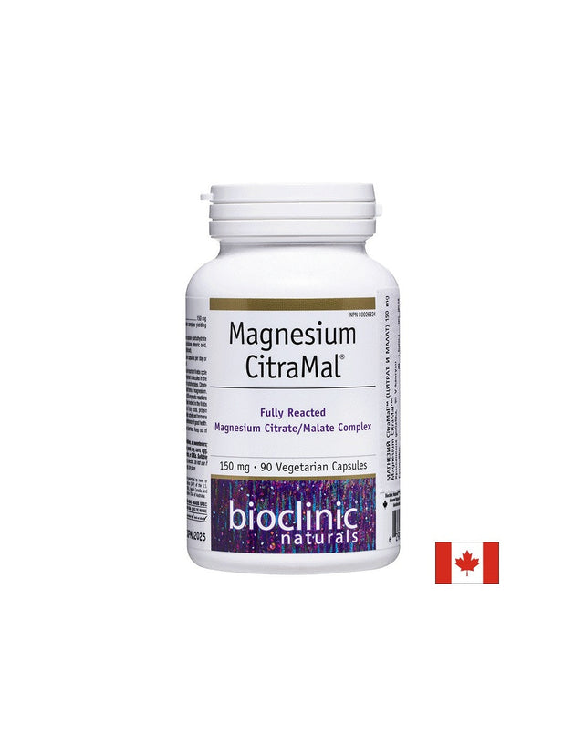 Magnesium CitraMal™/ Магнезий (цитрат и малат) 150 mg x 90 капсули Natural Factors - Nutra Best Bulgaria