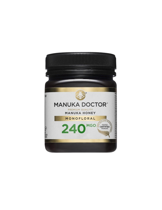 Manuka Honey Monofloral MGO 240, 250 g - Nutra Best Bulgaria
