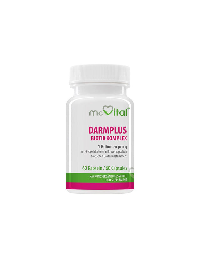McVital® DarmPlus ProBiotik Komplex - 1 трилион пробиотични бактерии, 60 капсули Vitabay - Nutra Best Bulgaria
