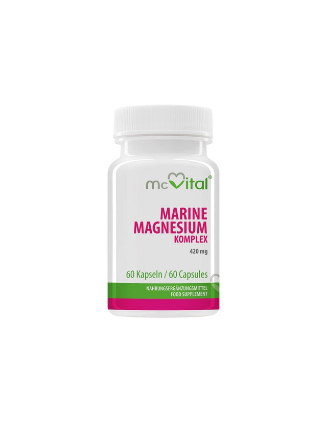 McVital® Marine Magnesium Komplex - Морски магнезиев комплекс 420 mg, 60 капсули Vitabay - Nutra Best Bulgaria