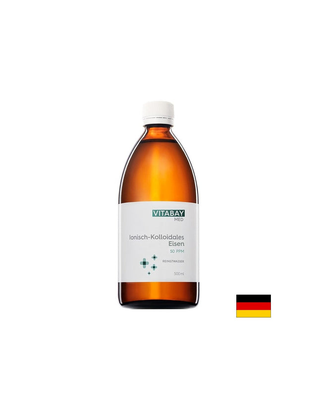 MED kolloidales Eisen - Kолоидно желязо 50 PPM, 500 ml Vitabay - Nutra Best Bulgaria