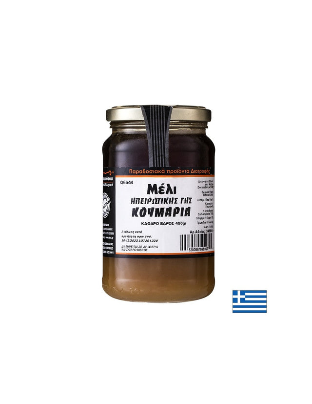 Мед от ягодово дърво от областта Епир, Гърция, 450 грама - Nutra Best Bulgaria