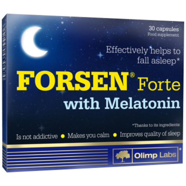 Forsen Forte + Melatonin 1 mg - 30 капсули - Nutra Best Bulgaria