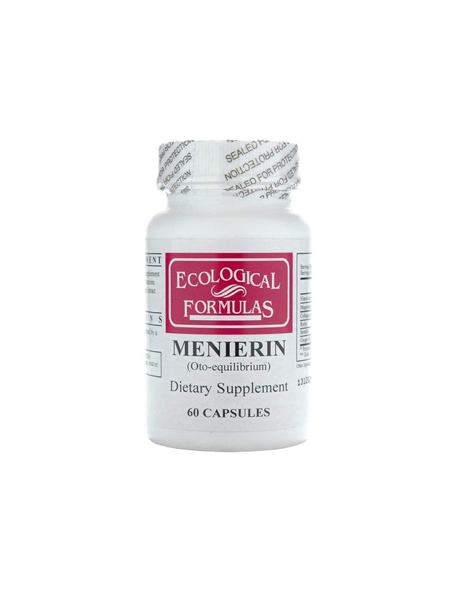 Menierin (Оto-equilibrium) - Мениерин, 60 капсули Ecological Formulas - Nutra Best Bulgaria