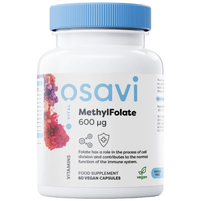 MethylFolate 600 mcg | with Quatrefolic® - 60 капсули - Nutra Best Bulgaria