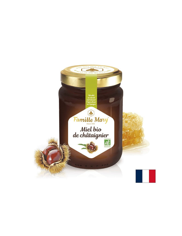 Miel bio de châtaignier/ Био пчелен мед от ядлив кестен, 230 g Famille Mary - Nutra Best Bulgaria